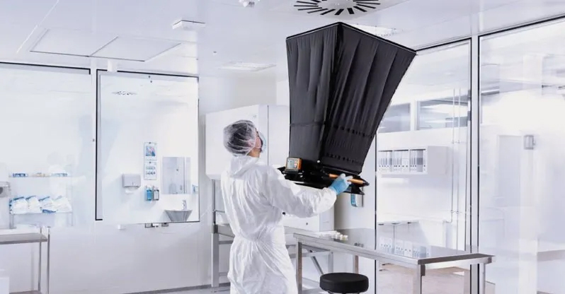 潔凈室差壓檢測配套設備之風量罩